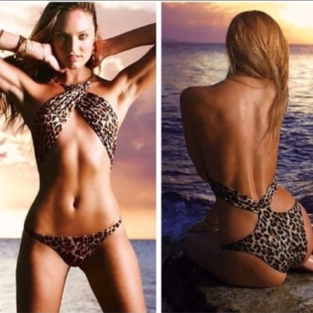 Victoria's Secret Monokini XS Leopard Swimsuit NEW